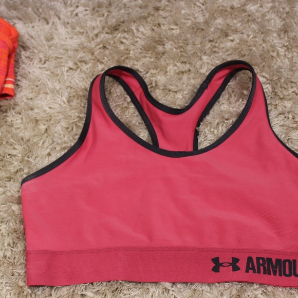 Pink Under Armor Sports Bra - Picture 1 of 2